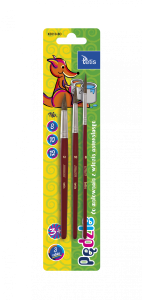 Pędzelek zestaw 3szt. (8,10,12) TETIS 