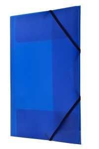 Teczka plastikowa z gumką narożną TETIS