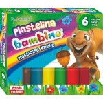 Plastelina 6 kol.  BAMBINO 