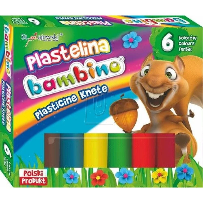 Plastelina 6 kolorów