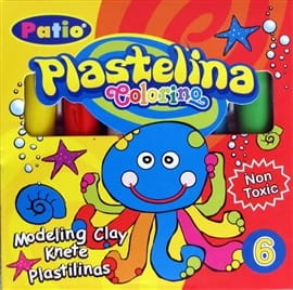 Plastelina 6 kol. PATIO