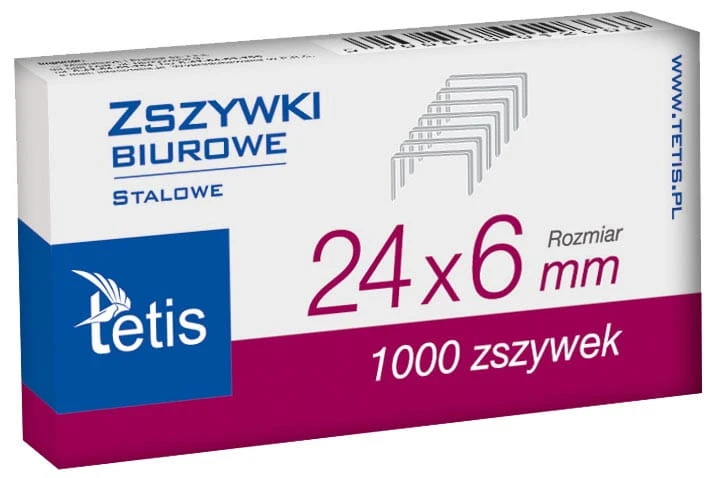 zszywki 24/6 TETIS