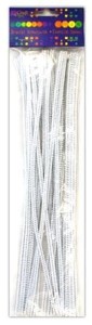 Druciki kreatywne 30cm białe a'25szt. 