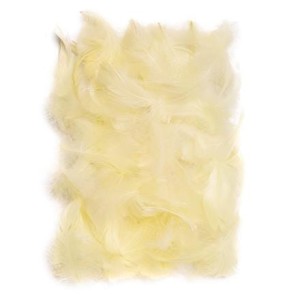 Piórka 5-12cm 10g - kremowe