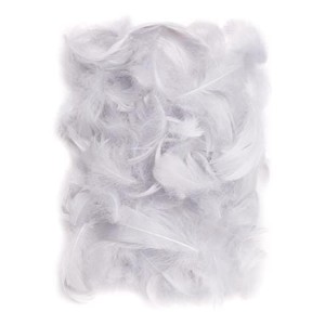 Piórka 5-12cm 10g - szare
