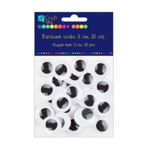 Ruchome oczka 20mm a'20szt.  KSCO- 020