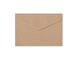 Koperta ozdobna C6 NATURE ciemnobeżowa