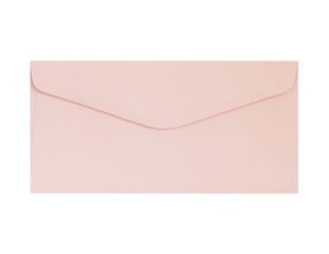 Koperta ozdobna DL GŁADKA różowa