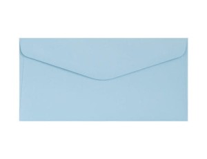 Koperta ozdobna DL GŁADKA niebieska 