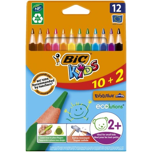 Bic kredki trójkątne
