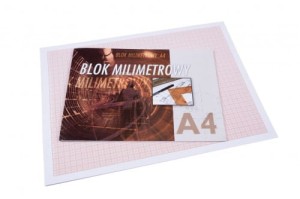 Blok milimetrowy A4