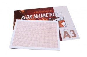 Blok milimetrowy A3
