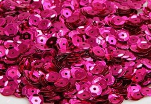 Cekiny dekoracyjne 6mm 15g amarantowe (nr 16)       