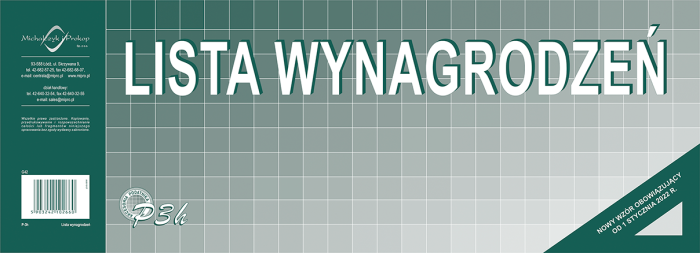 Lista wynagrodzeń