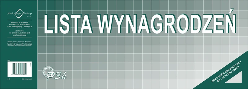 Lista wynagrodzeń
