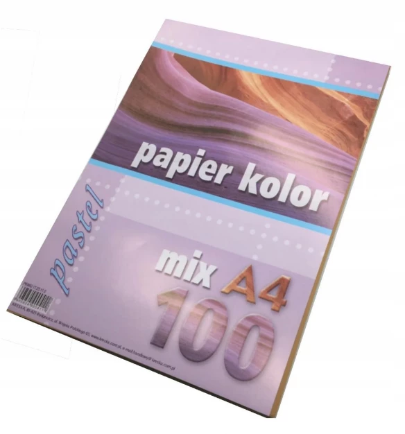 Papier mix pastelowy