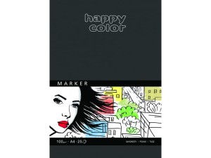 Blok do markerów A4 100g HAPPY COLOR  