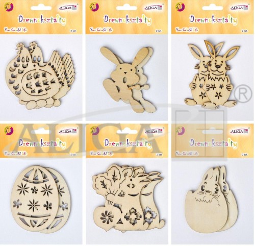 Zawieszka drewniana wielkanocna ALIGA CDW-9916