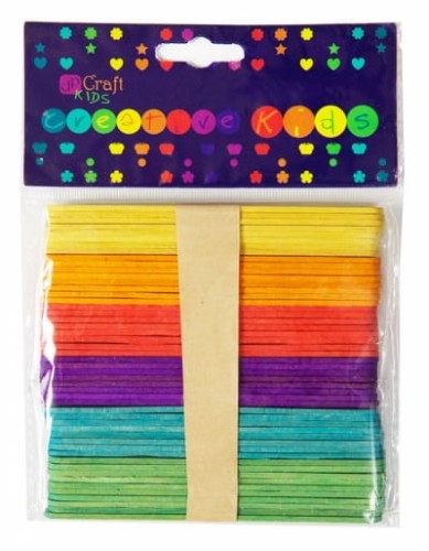 Patyczki drewniane kolorowe