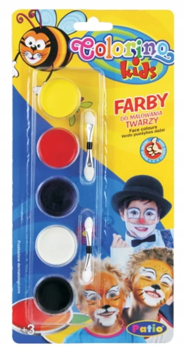 Farby do malowania twarzy