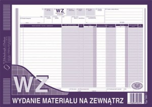 MiP WZ Wydanie materiałów na zewnątrz A4