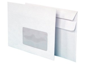 Koperta C6 SK z okienkiem prawym biała