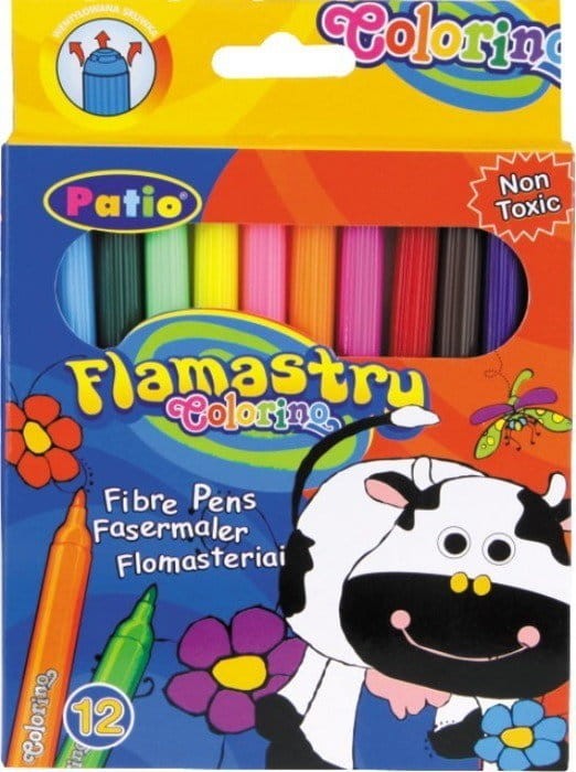 Flamastry 12 kolorów