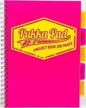 Kołonotatnik PROJECT BOOK NEON A4/200 k. PUKKA