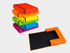 VAU PE teczka z gumką BOX 5cm