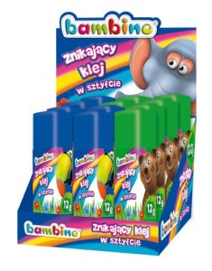 Klej w sztyfcie znikający BAMBINO     