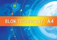 Blok techniczny biały 240g A4 KRESKA