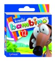 kredki świecowe 12 kolorów BAMBINO