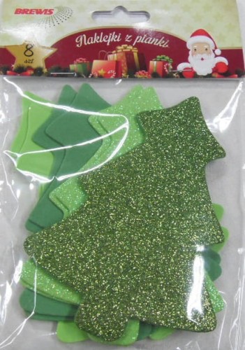 Naklejki choinki PVX06