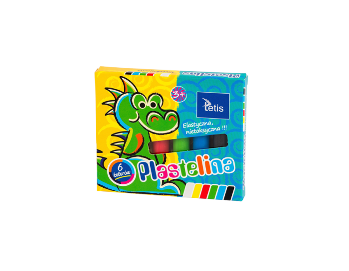 Plastelina 6 kolorów