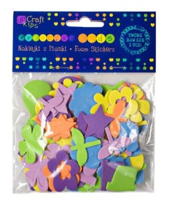 Naklejki z pianki stokrotka a'120szt. KSPI-021