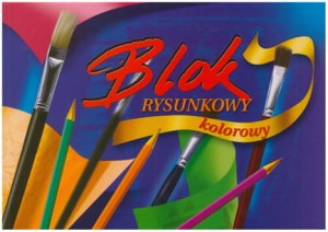 Blok rysunkowy kolorowy A4