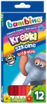 Kredki ołówkowe 12 kol. BAMBINO